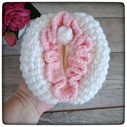 Vulva,Knitted box for napkins,napkin holder