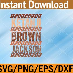 kentaji brown jackson kbj black woman first lawyer judge svg, eps, png, dxf, digital download