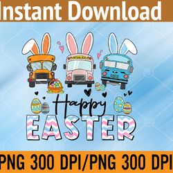 happy easter day funny school bus driver life happy easter png, digital download