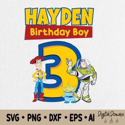 toy story birthday svg, woody birthday svg, buzz birthday svg, toy story matching svg, toy story cute svg
