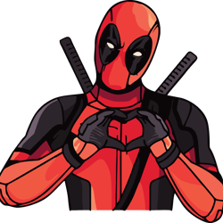 deadpool svg, deadpool valentines day svg, deadpool layered item, clipart, valentines day svg file cut digital download
