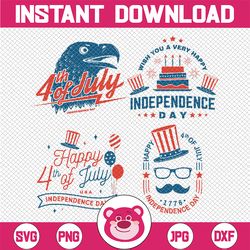 4th of july svg bundle / cut files / clip art / independence day / patriotic svg / america svg / veteran svg / usa svg
