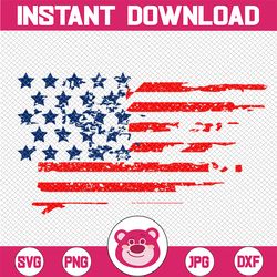 american flag grunge, us flag, usa flag png for sublimation, scratched flag clipart, america clipart, distressed, americ