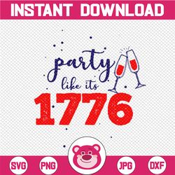 party like it's 1776 svg | party like it's 1776 printable | fourth of july svg | july 4th printable | fourth of july bun