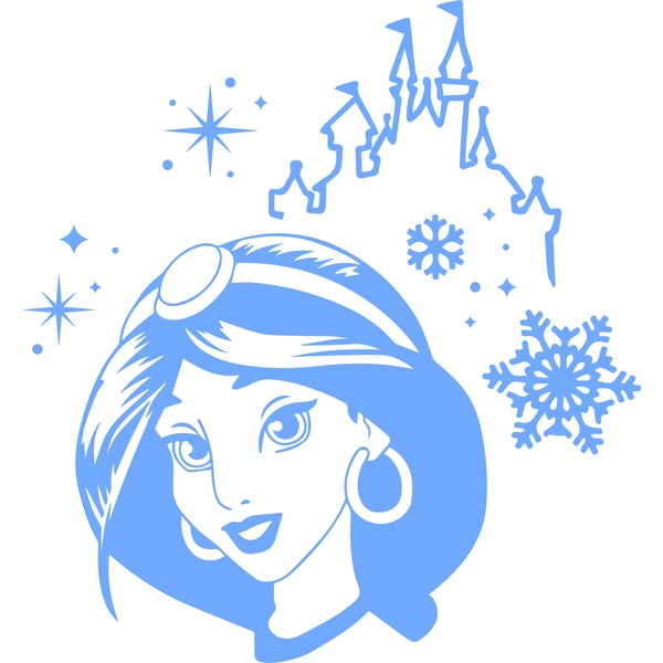 Disney princess SVG vector Files for print and cricut, Hobbi | Inspire ...