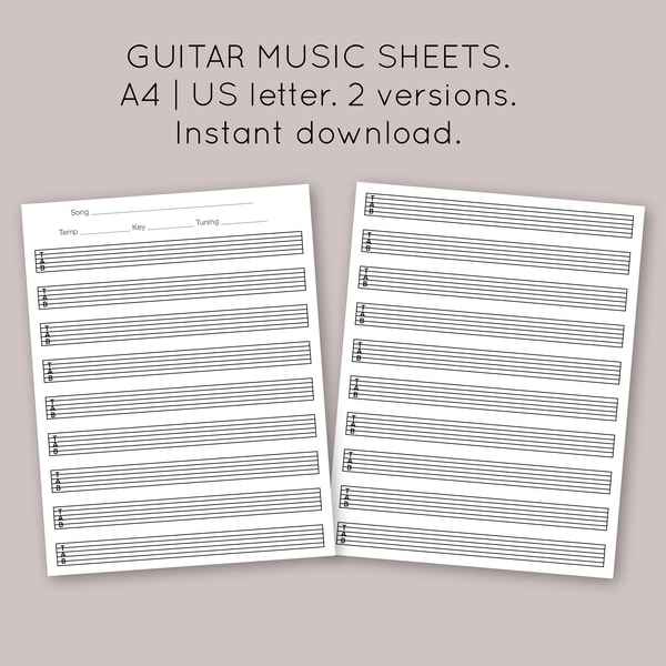 Printable guitar tab paper. Blank guitar tab printable. Guit | Inspire ... Printable guitar tab paper. Blank guitar tab printable. Guit | Inspire ...