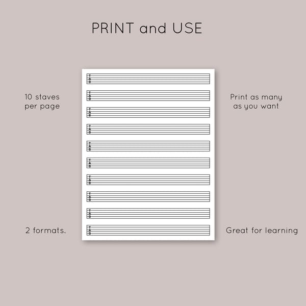 Printable guitar tab paper. Blank guitar tab printable. Guit - Inspire ... Printable guitar tab paper. Blank guitar tab printable. Guit - Inspire ...