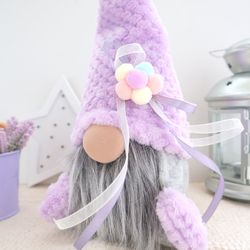 Lavender flaffi gnome doll gift lover gnomes