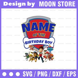 personalized name, paw patrol chase birthday png, paw patrol birthday png family birthday raglan kids family only png fi