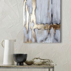 original interior painting abstract acrylic painting on canvas on stretcher