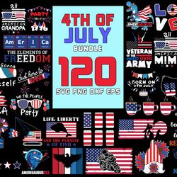 120 4th of july bundle svg, independence day svg, 4th of july bundle, 4th of july svg, america svg, patriotic svg