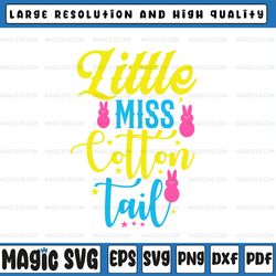little miss cotton tail svg cut file, easter svg bundle, happy easter svg, easter bunny, digital download