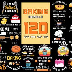120 Baking Bundle Svg, Trending Svg, Baking Bundle, Baking, Baker, Bakery, Cake Baker, Bread Baker, Chef, Cooking