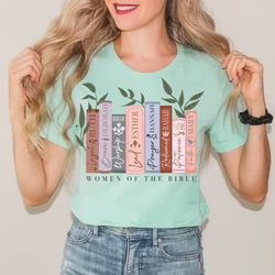Women of the Bible high resolution Tshirt, Design transparent background sublimationTee, Women of The Bible Full Color T