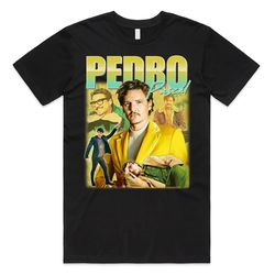 Peter Pascal Hommage T-Shirt T-Shirt Top Film Symbol Retro 90er Schauspieler Geschenk Unisex Manner Frauen
