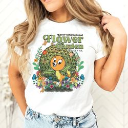 Vintage Disney Epcot Orange Vogel Shirt, Blumen- und Gartenfest 2023 Shirt, lustiges Orange Vogel Shirt, Hallo Sonnensch