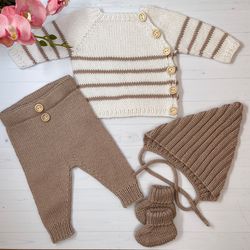 Baby boy coming home outfit, Newborn hospital outfit