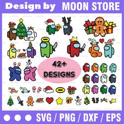 42 among us christmas party svg | among us svg svg | cute among us svg |among us cup|among us character|svg/ png /cut f
