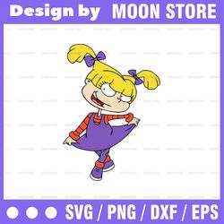 angelica pickles rugrats svg, png dxf, cricut, silhouette cut file, instant download