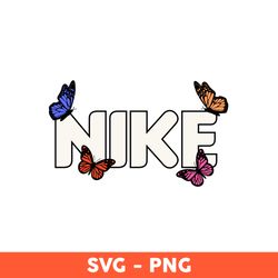 Butterfly Nike Svg, Trendy Butterfly Svg, Butterfl Svg, Nike Svg, Fashion Brand Logo Png, Logo Nike Svg -  Download File