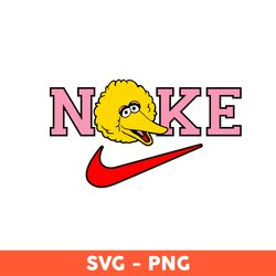 nike sesame monster svg, nike logo svg, monster friends  svg, nike sesame street svg, cricut, silhouett -  download file
