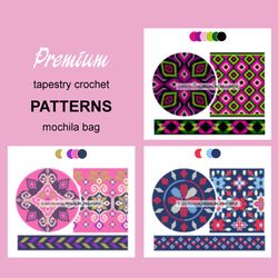 Wayuu mochila bag patterns / Set Premium
