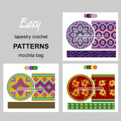 Wayuu mochila bag patterns / Set Easy