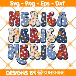 Merica Merica Merica Svg, Independence Day Svg, 4th Of July Svg, Patriotic Svg, File For Cricut
