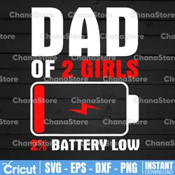 dad of 2 girls, fathers day birthday svg, father and daughter ,svg,png