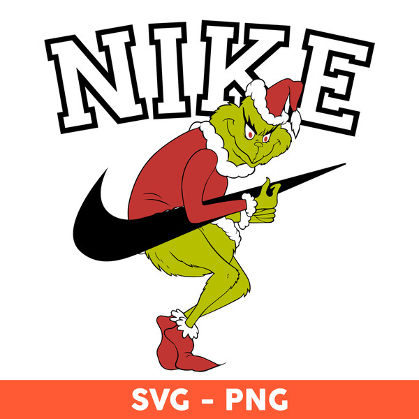 Nike Grinch Svg, Nike Logo Svg, Grinch Svg, Nike Christmas L - Inspire ...