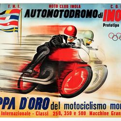 coppa d oro del motociclismo mondiale - cross stitch pattern counted vintage pdf - 111-98