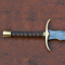 Handmade forged damascus steel viking sword near me in new yorkjpg