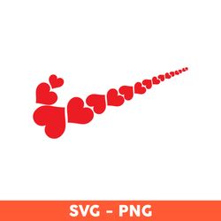 Nike Heart Svg, Heart Svg, Nike Svg, Brand Logo Svg, Valentines Day Svg, Fashion Logo Svg, File Svg - Download