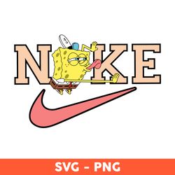 nike spongebob squarepants svg, nike logo svg, spongebob svg, file for cut, png dxf eps file - download file