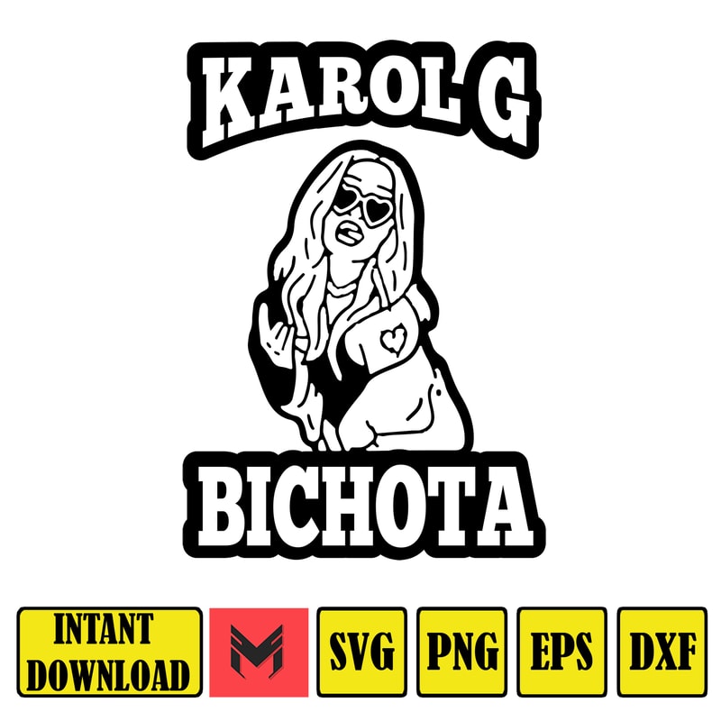 Karol G PNG SVG Mega, Karol G Alphabet Svg, Mañana Será Bonito Png, KG New Album Cover, Karol G Coffee Png, Instant Download (17).jpg