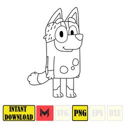 bluey png, bluey family party png, bluey birthday png, bluey party png, bluey party decorations (1)