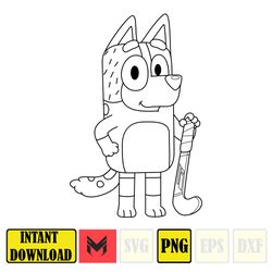 bluey png, bluey family party png, bluey birthday png, bluey party png, bluey party decorations (103)