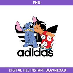 lilo and stitch adidas png, adidas logo png, lilo and stitch png, adidas disney png digital file