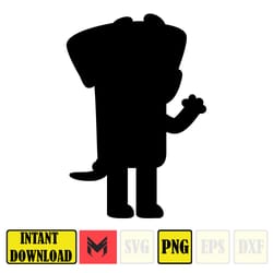 bluey png, bluey family party png, bluey birthday png, bluey party png, bluey party decorations (146)