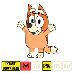 bluey png, bluey family party png, bluey birthday png, bluey party png, bluey party decorations (8)