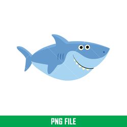 Baby Shark Png, Shark Family Png, Ocean Life Png, Cute Fish Png, Shark Png Digital File, BBS20
