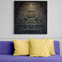 ancient mechanism - downloadable and printable digital painting