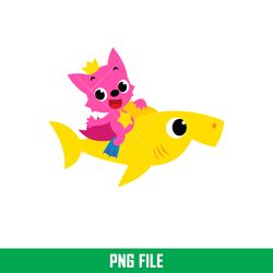 Baby Shark Png, Shark Family Png, Ocean Life Png, Cute Fish Png, Shark Png Digital File, BBS87