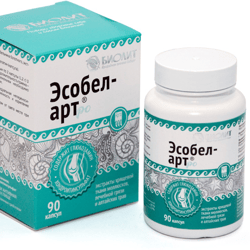 Esobel art. Optimizes the functional state of the joints