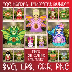 Fairy Tale Characters |Easter Egg Holders Bundle