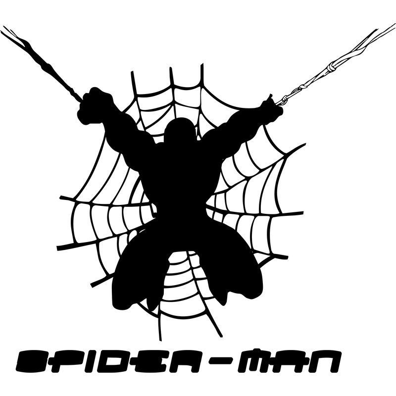 Spideman black _ white7.png