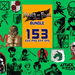 153 files attack on titan bundle svg, cartoon svg, attach on titan svg, attack on titan png, levi svg, eren svg