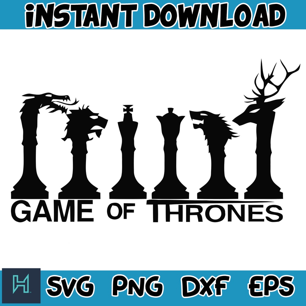 Game Of Thrones svg, Game Of Thrones Big Bundle svg, GOT png file, Cricut,Kids Silhouette (4).jpg