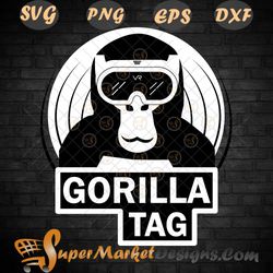 Teens Gorilla tag for kids vr gamer adult svg png DXF Eps