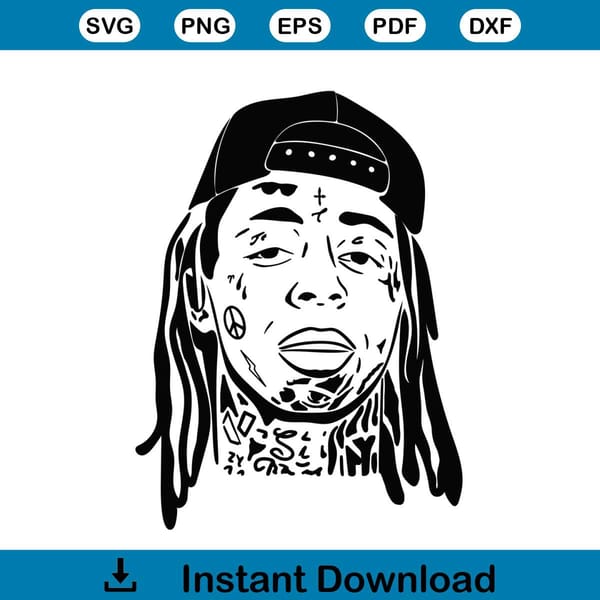 Rapper SVG PNG Cash Money Records Rapper SVG Cricut For File - Inspire ...